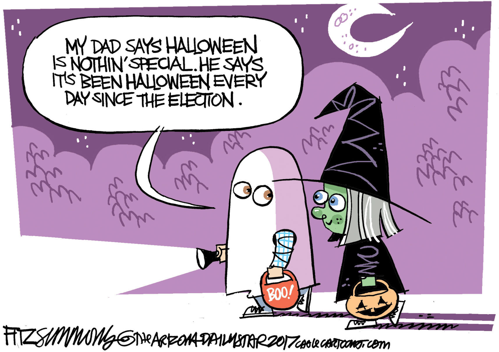 Daily Fitz Cartoon: Halloween